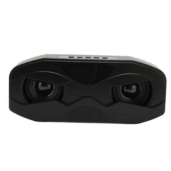 Bluetooth-kaiutin FM-radio HiFi-subwoofer Langaton kaiutin LED-näytöllä Värillinen hengittävä valo Kotimatka Deep Sky Black