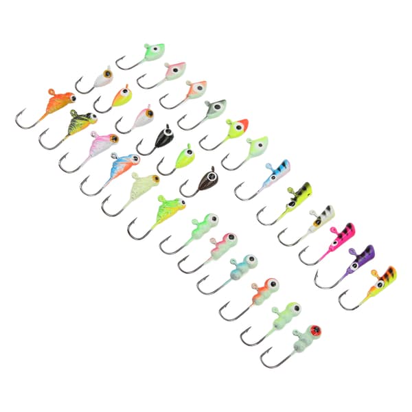 Vinterfiske Lokkemiddel Jigger Kunstig Mini Isfiskekroker Lite Hode Jig Bait