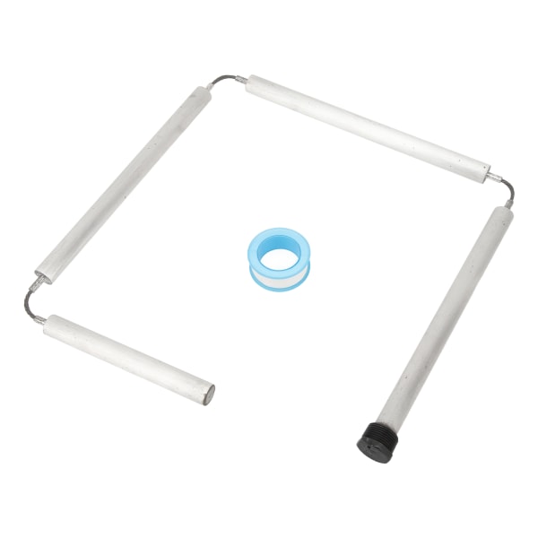 Flexibel anodstång för vattenvärmare av magnesium - 44" längd, 3/4" NPT-gänga, 19 mm diameter