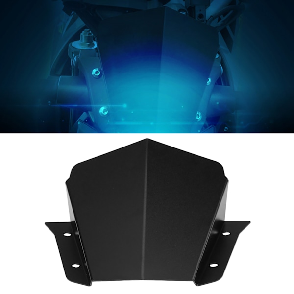 Svart vindruteskydd till Yamaha MT-09 2014-2016