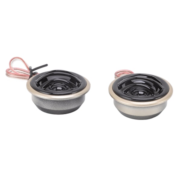 1 Par Blød Dome Tweeter 130W Høj Følsomhed Indbygget Kondensator Bilhøjttaler til Bil Audio Systemer