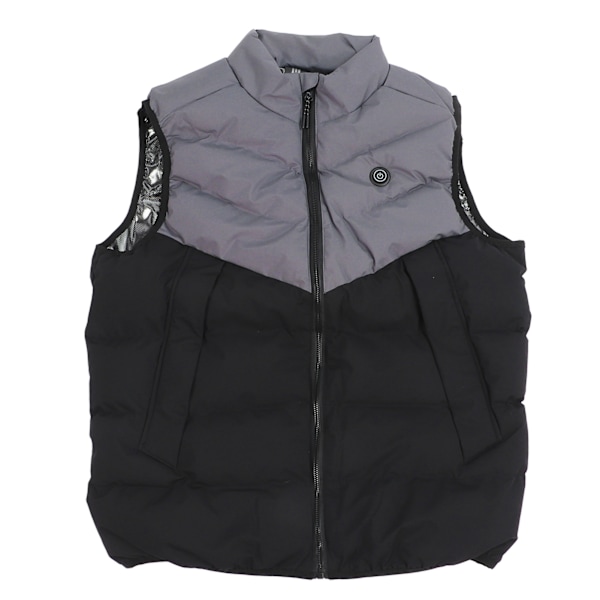 USB Oppvarmet Vest - Vinter Varmt Grå - 2XL