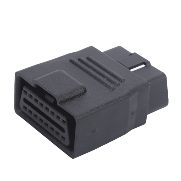 16-polet OBD2-stikadapter Han til Hun ABS-plast Kodelæser Fejlcheck OBD-stik