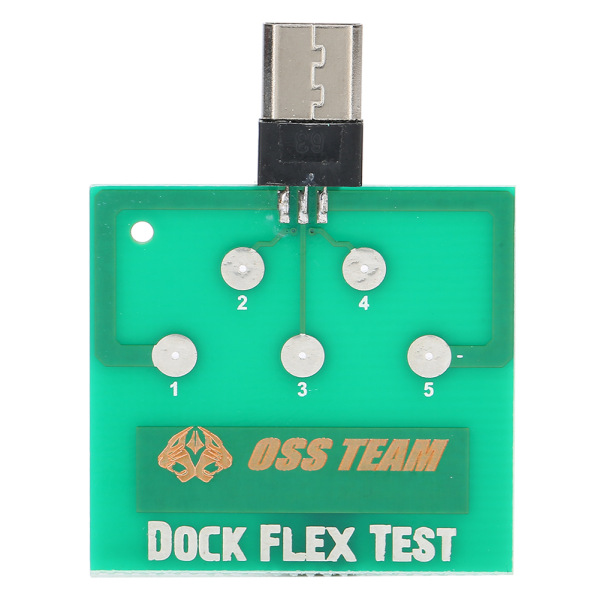 2 stk Micro Test Board Charge Dock Test til Android mobiltelefon adskillelse Gratis detektion halestik batteri (mikro interface test version)