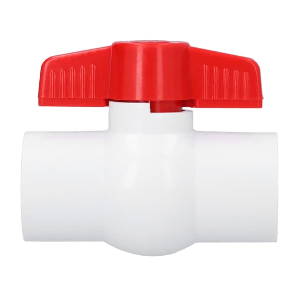 PVC Kuleventil Stengeventil med T-håndtak Hagevanning Rørleggerarbeid Rørfittings (DN15)