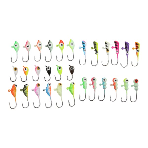 Vinterfiske Lokkemiddel Jigger Kunstig Mini Isfiskekroker Lite Hode Jig Bait
