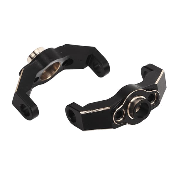 2 stk. Messing C Hub Carrier Professionel RC Messing Caster Montering med Lejer til Traxxas TRX4M 1/18 RC Bil