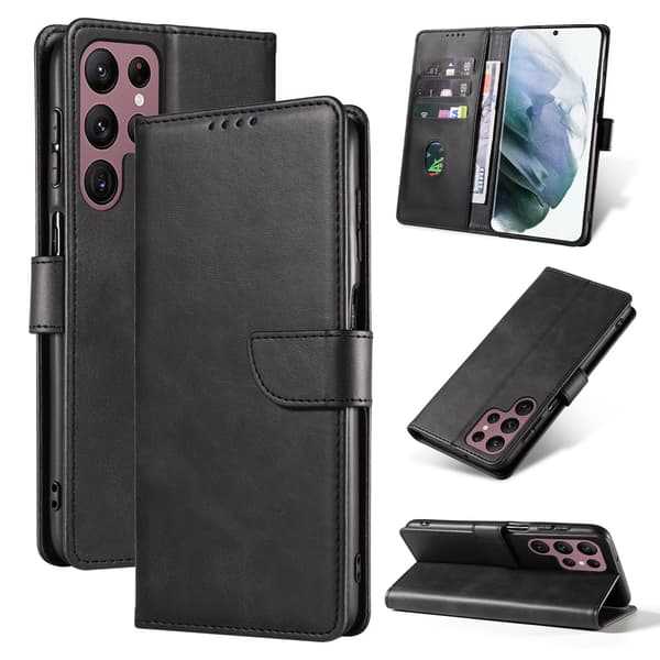 Samsung Galaxy S23 Ultra - Stilsäkert Plånboksfodral