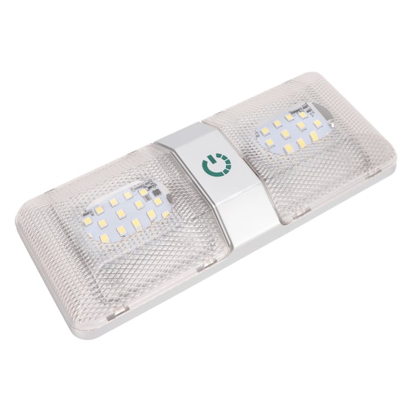 48 LED RV-tak dobbel leselampe - Vanntett og justerbar for bobiler og tilhengere