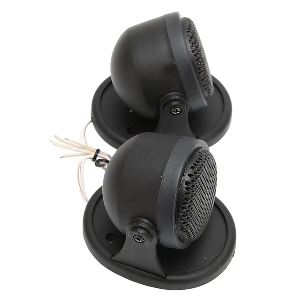 2 stk. Dome Tweeter Bil Audio Højttaler Sort 20W Højttaler Universal til Bil