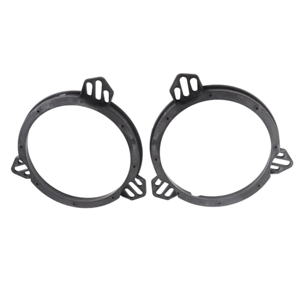 6,5 tommer svart dørhøyttaleradapter Avstandsringer for Subaru Impreza Forester (2 stk)
