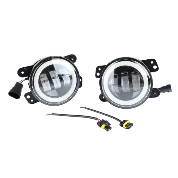 Vedenpitävä 4 tuuman LED-sumuvalo Jeep Wrangleriin (2 kpl)