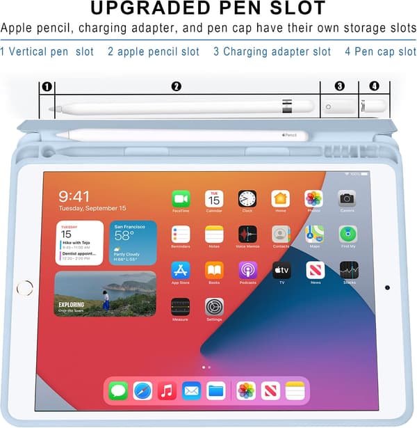 Fodral för iPad 10.2\" [7:e generationen 2019 & 8:e generationen 2020] [Hörnskydd][SZ]