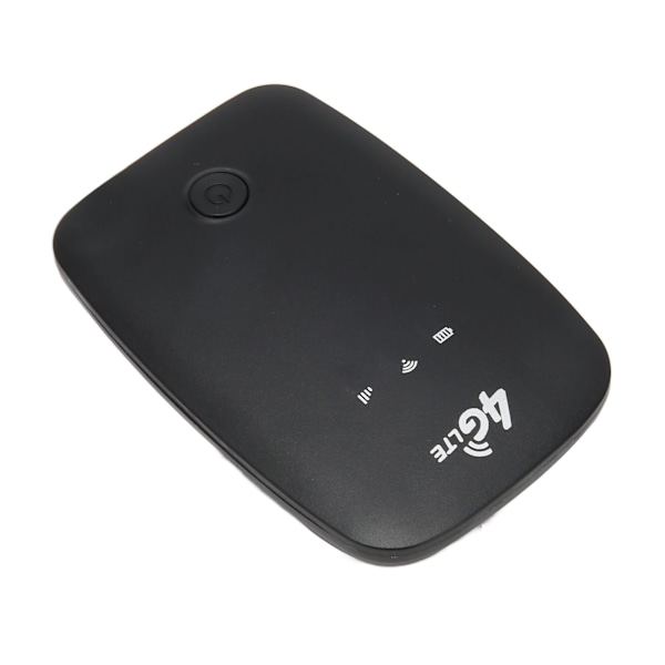 4G LTE Mobil WiFi Låst op 2100mAh Batteri Højhastigheds Bærbar Rejse Hotspot Mini Router med SIM-kortslot Sort EU-version