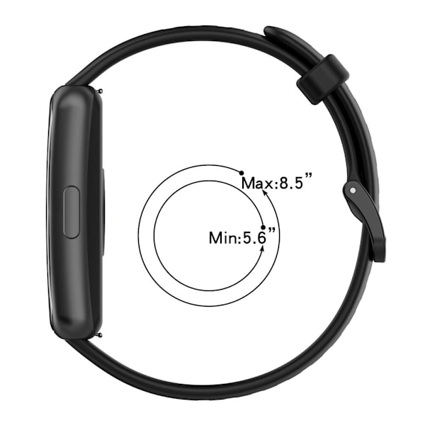 Udskiftningsrem Kompatibel med Honor Band 7 til Huawei Band 7 TPU Vandafvisende Smartwatch Rem