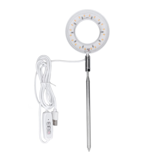 Infällbar LED-lampa för växtodling med full spektrum