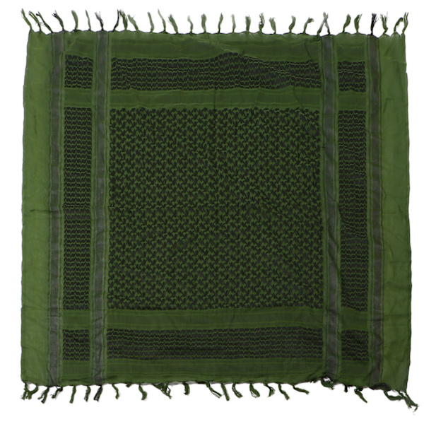 Grön tofs Scarf Head Wrap - Mysig och snygg för höst och vinter