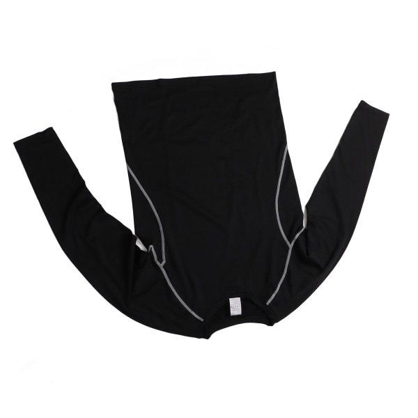 ComfortFit kompressionstræningssæt til mænd: Langærmet skjorte + stramme bukser - Hold dig kølig og komfortabel under sportsaktiviteter