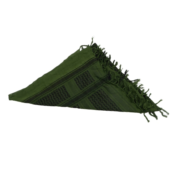 Grön tofs Scarf Head Wrap - Mysig och snygg för höst och vinter