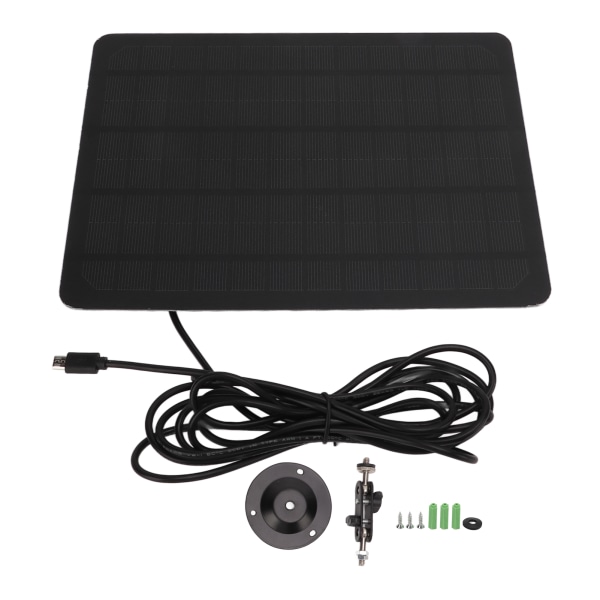 Solpanel Power Generator för bil RV Home Outdoor Security Camera
