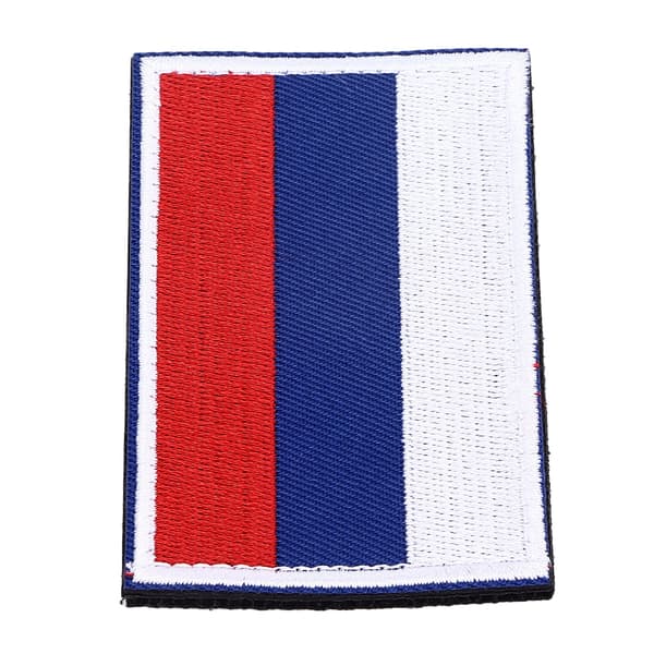 Europæiske Lande Flag Patch Verdens National Hook and Loop Badge Broderet Patch Tilbehør Rusland