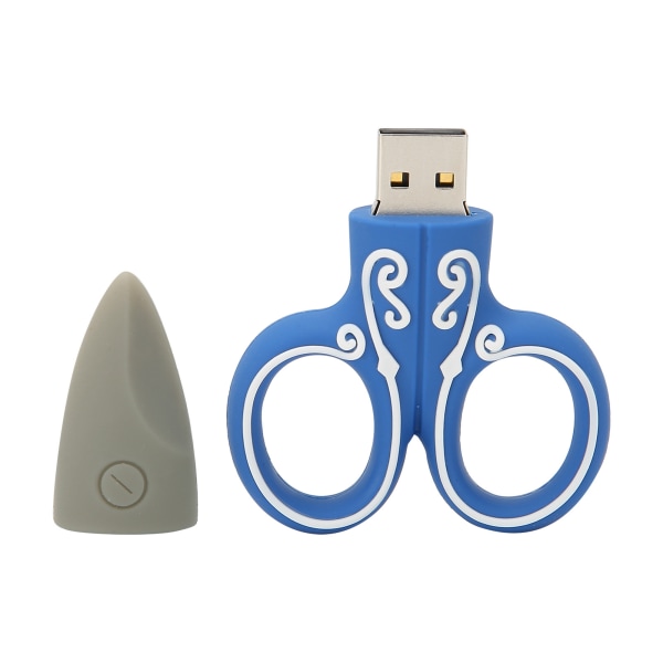Memory Stick USB Flash Drive Cartoon Scissors U Disk Plugin Kannettava tallennuslaite (64 Gt)