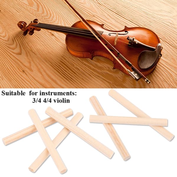 10 stk. Holdbare Gran Violin Lydstolpe Dele Tilbehør til 3/4 4/4 Violiner