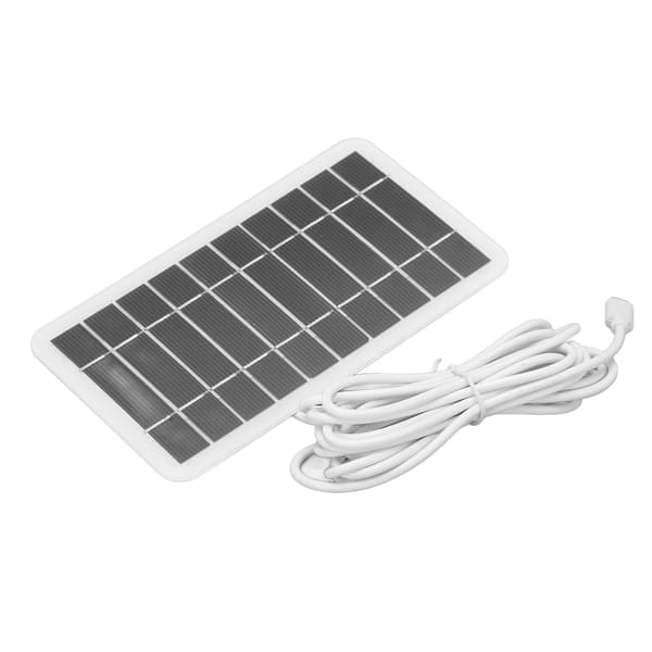2W 5V solpaneloplader Bærbar USB-solcelleoplader Polysilicium til mobiltelefoner med lav effekt elektriske apparater