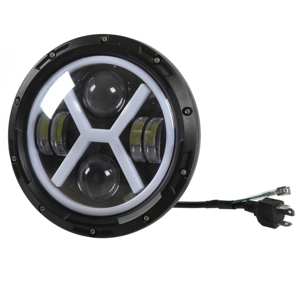 Motorsykkel LED-frontlykt - Vanntett, 2000LM, Universal Passform, Hvit Gul belysning