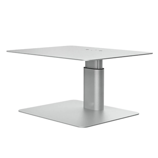 Monitorställ Justerbar Höjd Halksäker Ergonomisk Design Datormonitorställ för Olika Storlekar Skärmar Silver
