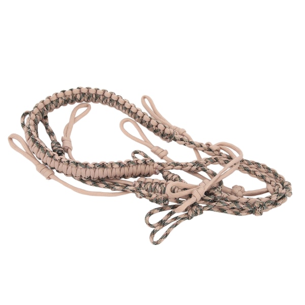 Bärbar Paracord Duck Hunting Lanyard med 12 Calls - Grey Khaki CP Camouflage