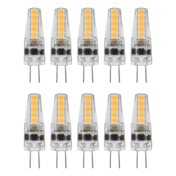 G4 LED-lampor 2W Dimbara Varmvit 3000K (10-pack)