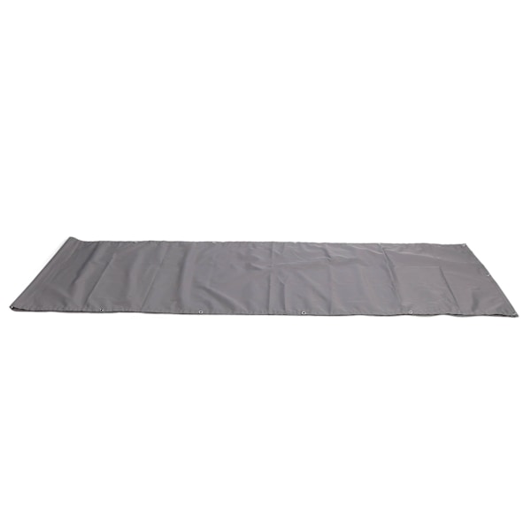 Skjermgjerde Balkong Polyester Vanntett Barriere Hage Yard Grå UV-bestandig Personvernnett 75 X 500cm