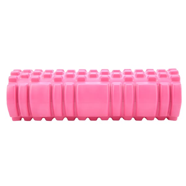 Hål Mini Yogarulle för Träning och Massage - Rosa