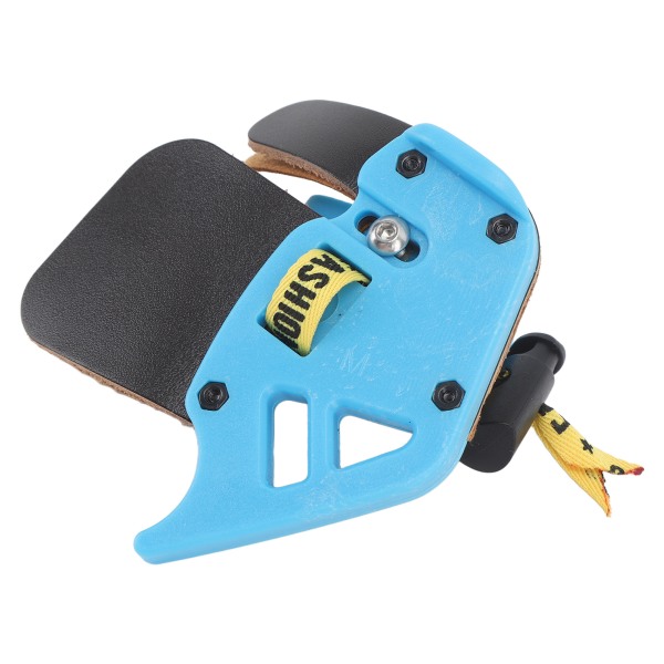 Blue Archery Finger Tab - Fingerbeskyttelse i PU-læder til Recurve bueskydning