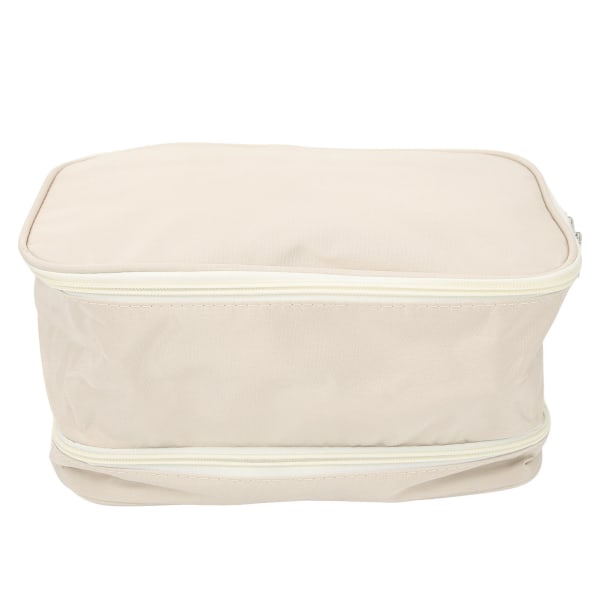 Sammenleggbar BH-oppbevaringspose - Vanntett organ for undertøy, sokker, toalettsaker, håndkle (beige)