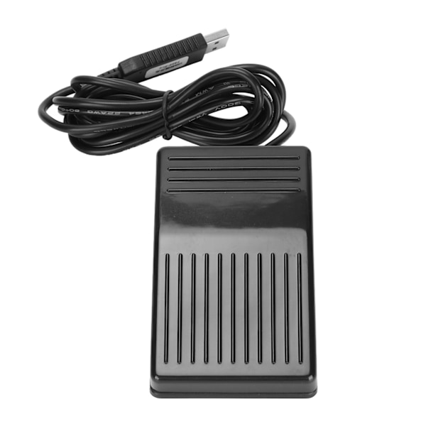 USB Fotbryter Pedal Høy Sensitivitet Multifunksjonell Bred Pedal Enkel Fotbryter Pedal med Indikatorlys for Datamaskin