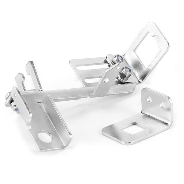 2 stk. krom gasskabelbrakett Kickdown for Chevy SBC BBC Holley