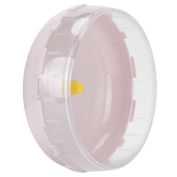 Springhjul Leksak Supertyst Rulle Träning för Små Husdjur Hamster Marsvin Rosa 14CM