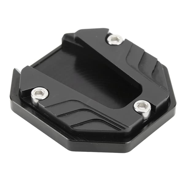 Motorcykel Side Støtte Plade Pad Høj Styrke Kickstand Pad Plade Støtte Tilbehør Sort