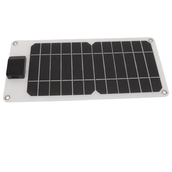 8W 5V USB monokrystallinsk solcellepanelsett - vanntett og støtsikkert for bil, båt, tilhenger og bobil