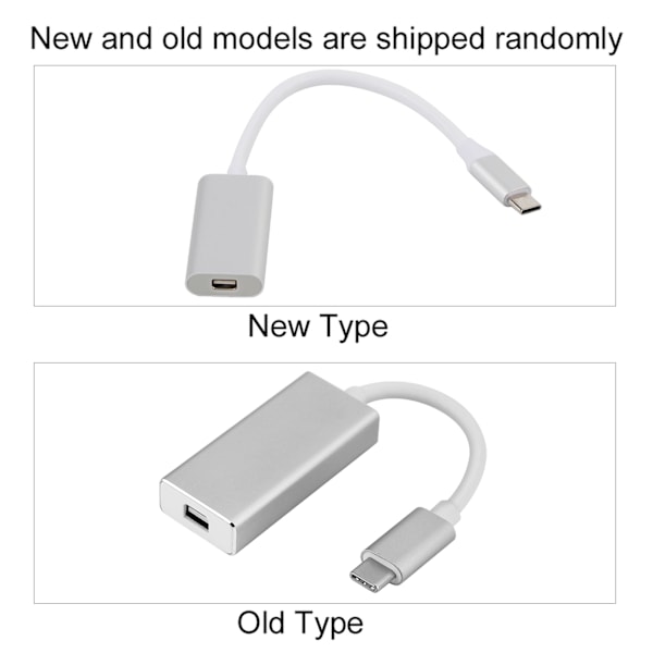 USB-C til Mini DisplayPort-adapter for MacBook - Sølv