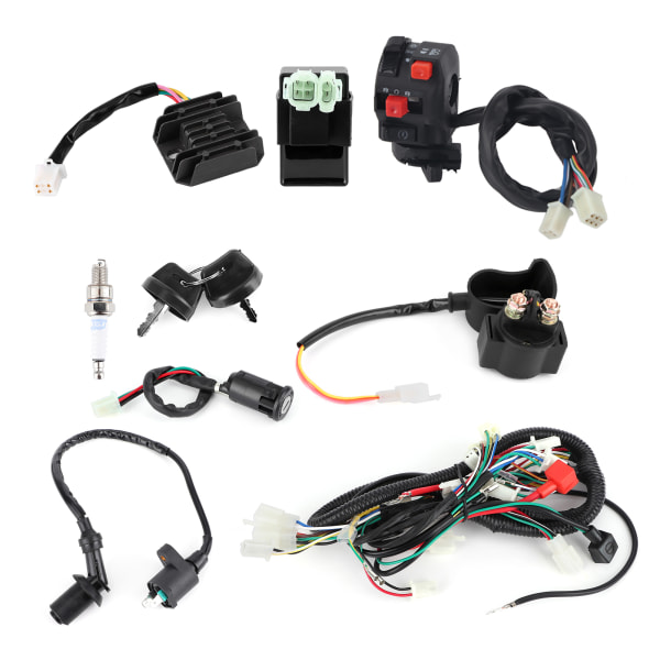 GY6 125cc 150cc Quad Bike ATV Elstart Motor Ledningsnet Sæt