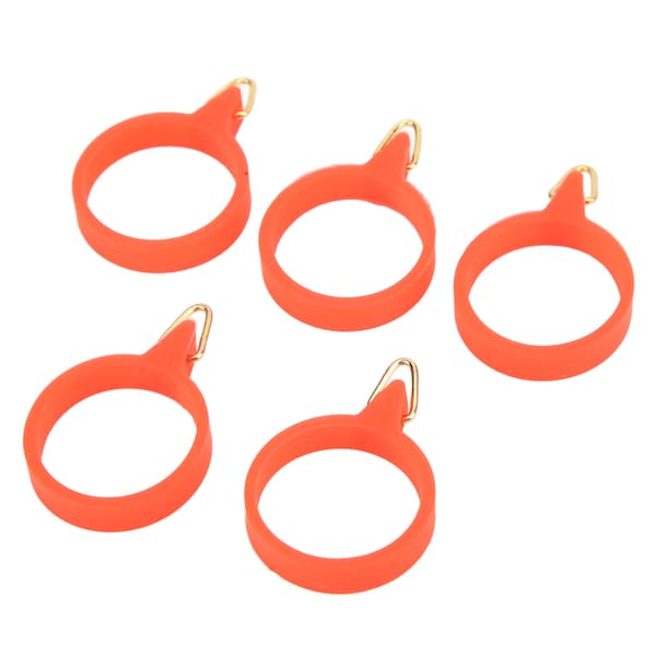 5 stk Lure Stang Krog Alt-i-Én Høj Elastisk Gummi Lua Stang Ring Krog Fiske Tilbehør L