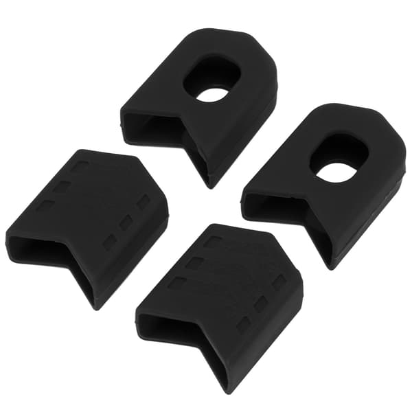 4pcs Crank Boots Durable Portable Effective Protective Compact Stable Lightweight Replaceable Lightweight Bicycle Parts Black