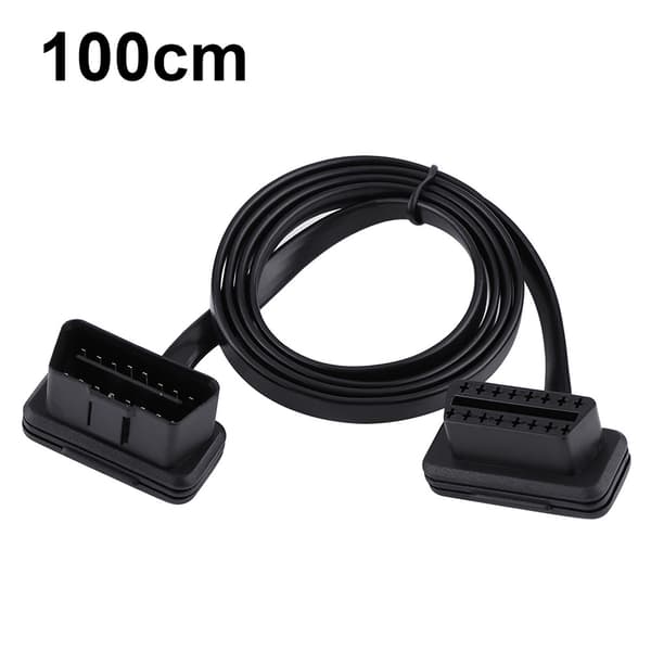 OBD2 Förlängningskabel 100cm Hane till Hona Bil Auto Diagnostisk Adapter