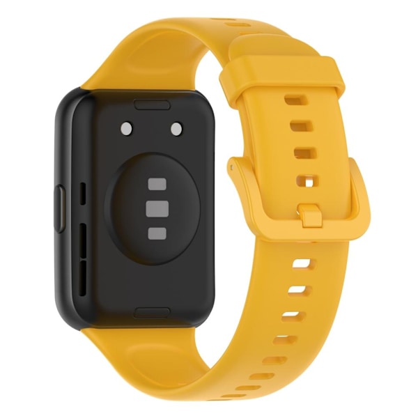 Smartwatch Ersättningsarmband Smartwatch Mjukt Silikonarmband för FIT2 Gul