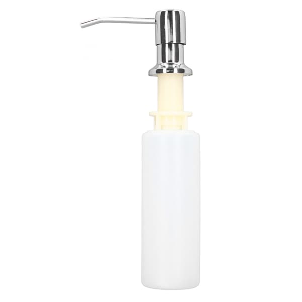 300 ml såpedispenser for vask, lotionpumpe, 304 rustfritt stål lotiondispenser for kjøkken, forkrommet