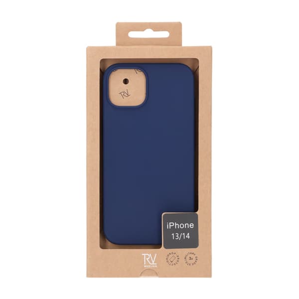 iPhone 13/14 Mobildeksel Silikon Rvelon - Blå Blå blue
