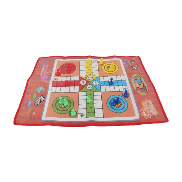 Plastic Flying Chess Game Set Non-woven Fabric Roll Up Chess Board Game Educational Toys
